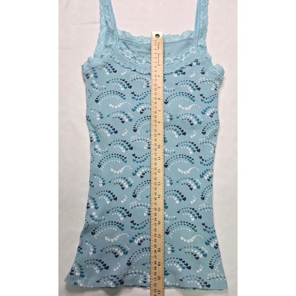 Aeropostale Vtg y2k Babydoll Tank Sz Lg Coquette Girlhoodcore Soft Girl Feminine - Picture 3 of 9